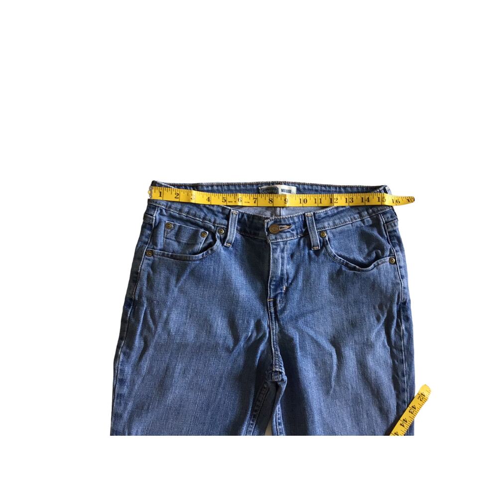 Signature Levis Mid Rise Boot Cut Women's Size 10 S/C - Picture 3 of 6